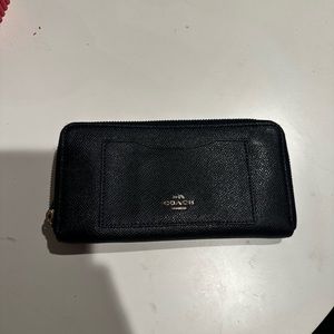 Navy Blue Coach Wallet